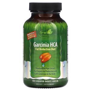 Гарциния, Garcinia HCA, Irwin Naturals, 90 гелевых капсул   