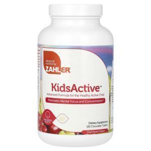 Комплекс для активных детей, KidsActive, Zahler, фруктовый пунш, 180 жевательных таблеток
