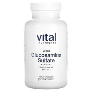 Глюкозамин сульфат, Vegan Glucosamine Sulfate, Vital Nutrients, 120 веганских капсул