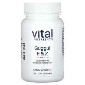 Гуггул, экстракт, Guggul E & Z 99%, Vital Nutrients, 60 вегетарианских капсул