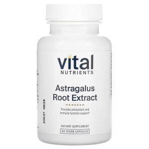 Астрагал, экстракт корня, Astragalus Root, Vital Nutrients, 300 мг, 90 веганских капсул
