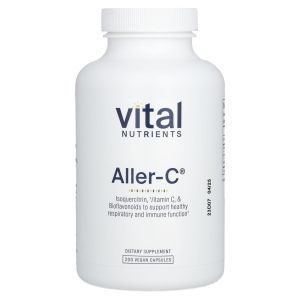 Средство от аллергии, респираторная и синусовая поддержка, Aller-C, Vital Nutrients, 200 веганских капсул