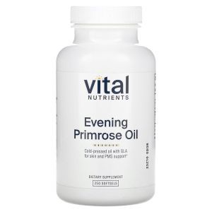 Масло вечерней примулы, Evening Primrose Oil, Vital Nutrients, 500 мг, 250 гелевых капсул