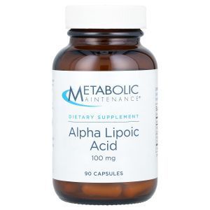 Альфа-липоевая кислота,  Alpha Lipoic Acid, Metabolic Maintenance, 100 мг, 90 капсул