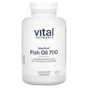 Рыбий жир, Ultra Pure Fish Oil 700, Vital Nutrients, 700 мг, 120 гелевых капсул