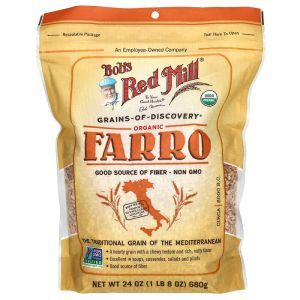 Фарро органик, Organic Farro, Bob's Red Mill, цельное зерно, 680 г