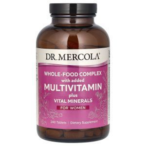 Мультивитамины для женщин, Multivitamin Plus Vital Minerals, Dr. Mercola, 240 таблеток