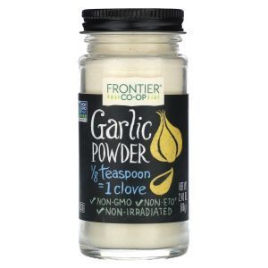 Чеснок, Garlic Powder, Frontier Natural Products, порошок, 68 г