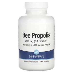 Пчелиный прополис, Bee Propolis, 5:1 Extract, Lake Avenue Nutrition, 1000 мг, 240 капсул