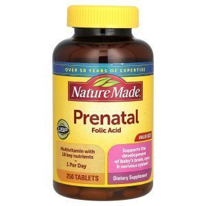 Витамины для беременных, Nature Made, 250 таб