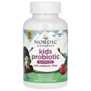 Жевательные пробиотики для детей, черешневый пунш, Probiotic Gummies, Nordic Naturals, 60 штук