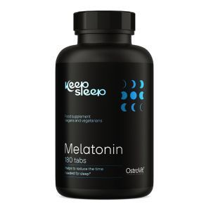 Мелатонин, Melatonin, Keep Sleep, OstroVit, 180 таблеток

