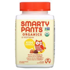 Комплекс для детей, Organics, Kids Complete, SmartyPants, 120 жевательных таблеток