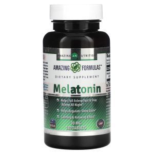 Мелатонин, Melatonin, Amazing Nutrition, 10 мг, 120 таблеток
