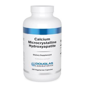 Кальций, микрокристаллический гидроксиапатит, Calcium Microcrystalline Hydroxyapatite, Douglas Laboratories, 250 вегетарианских капсул