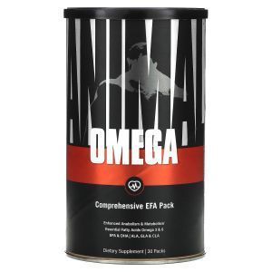Анаболическая формула омега, Animal Omega, Universal Nutrition, набор незаменимых НЖК, 30 пакетов
