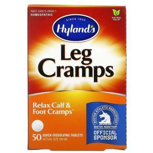 Судороги в ногах, Leg Cramps, Hyland's, 50 быстро растворяющихся таблеток