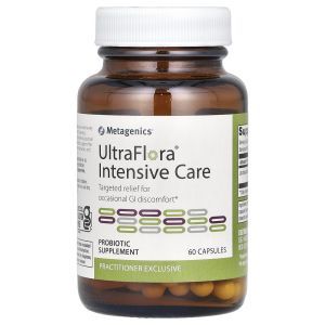 Пробиотики, UltraFlora Intensive Care, Metagenics, 60 капсул