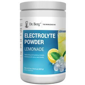 Кето-электролиты, Hydration Keto Electrolyte, Dr. Berg, вкус лимонада, порошок, 622 г