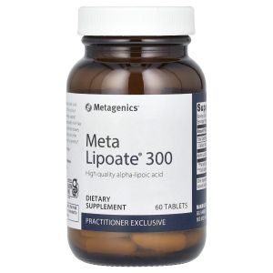 Альфа-липоевая кислота, Meta Lipoate 300, Metagenics, 300 мг, 60 таблеток