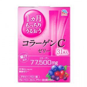 Питьевой коллаген в форме желе, Earth Collagen C Jelly, Otsuka Group, вкус лесных ягод, 310 г