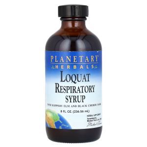 Сироп от респираторных заболеваний, Loquat Respiratory Syrup, Planetary Herbals, мушмула, 236,56 мл