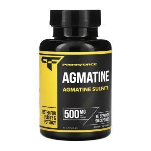 Агматинсульфат, Agmatine Sulfate, Primaforce, 500 мг, 90 капсул