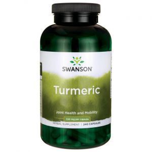 Куркума, Turmeric, Swanson, 720 мг, 240 капсул