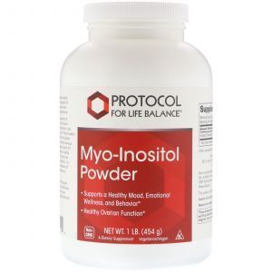 Мио-инозитол, Myo-Inositol Powder, Protocol for Life Balance, 454 г