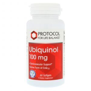 Убихинол, Ubiquinol, Protocol for Life Balance, 100 мг, 60 кап.