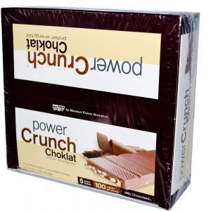 Протеиновый молочный шоколад, Power Crunch, BNRG, 12 шт (40 г)