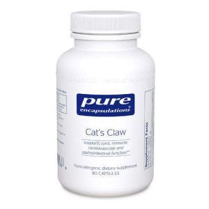 Кошачий коготь, Cat's Claw, Pure Encapsulations, 450 мг, 90 капсул