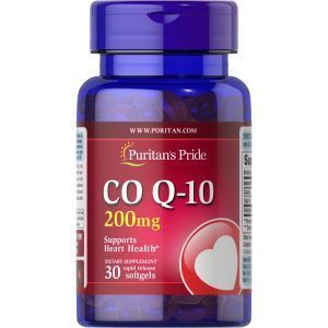 Коэнзим Q-10, Q-SORB Co Q-10 200 mg, Puritan's Pride, 200 мг, 30 капсул
