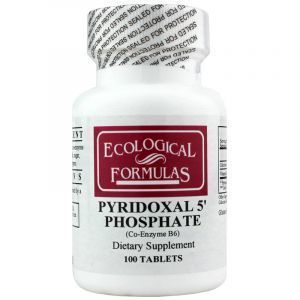 Пиридоксаль-5-фосфат, Pyridoxal-5 Phosphate, Ecological Formulas, 20 мг, 100 таблеток