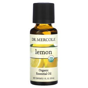 Лимон, эфирное масло, Organic Essential Oil, Lemon, Dr. Mercola, органическое, 30 мл