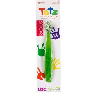 Детская зубная щетка, Totz Toothbrush, RADIUS, 1 шт