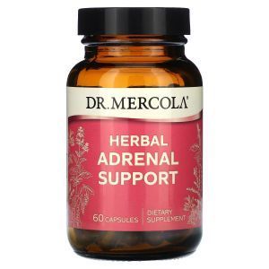 Травяная поддержка надпочечников, Herbal Adrenal Support, Dr. Mercola, 60 капсул