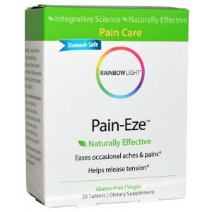 Обезболивающее, Pain-Eze, Rainbow Light, 30 таблеток