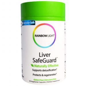 Печень, Liver SafeGuard, Rainbow Light, формула, 50 капсул