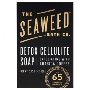 Антицеллюлитное мыло детокс, Detox Cellulite Soap, Seaweed Bath Co., 106 г