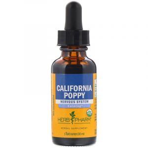 Калифорнийский мак, экстракт, California Poppy, Herb Pharm, 30 мл