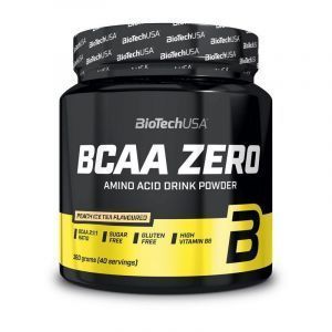Аминокислоты BCAA, BCAA Flash Zero, BioTech USA, персиковый холодный чай, 360  г
