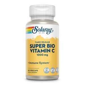 Буферизированный витамин С, Bio C Buffered, Solaray, 1000 мг, 60 вегетарианских капсул
