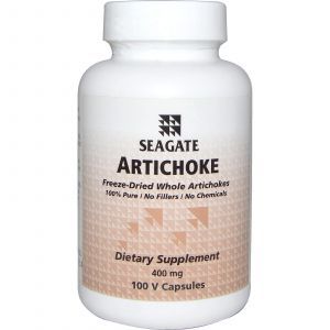 Артишок, Artichoke, Seagate, 400 мг, 100 кап.
