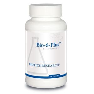 Поддержка пищеварения, Bio-6-Plus, Biotics Research, 90 таблеток