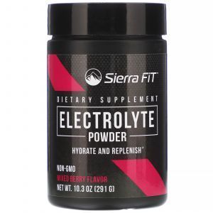 Электролиты со вкусом ягод, Electrolyte Powder, Sierra Fit, 291 г