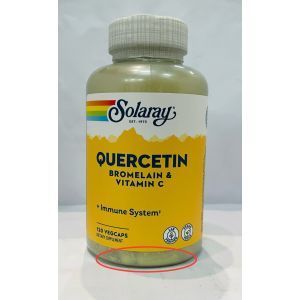 Комплекс от аллергии, QBC Plex, Solaray, кверцетин, бромелайн, витамин С, 120 капсул