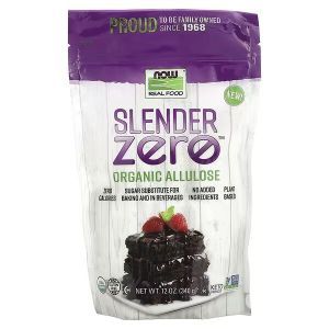 Підсолоджувач Алюлоза, Slender Zero, Allulose, Now Foods, органічна, 340 г