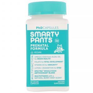 Пренатальная формула, Prenatal Formula, SmartyPants, 60 капсул