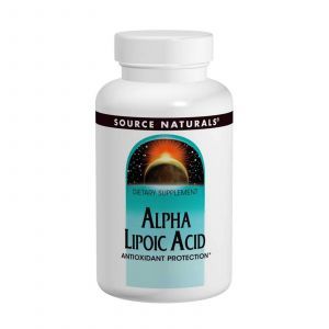 Альфа-липоевая кислота, Source Naturals, 50 мг, 100 таб.